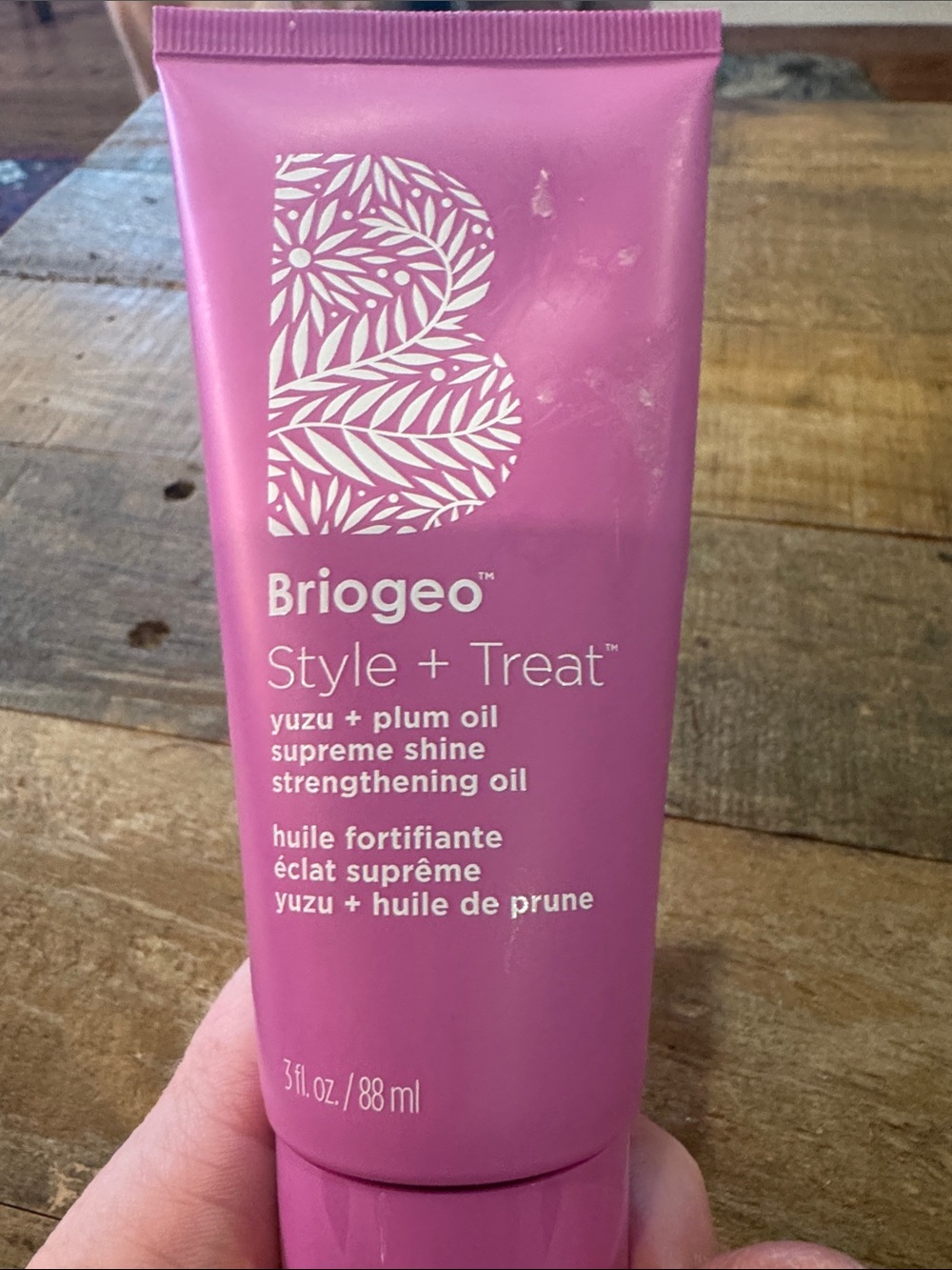 Briogeo Style + Treat Yuzu + Plum Oil Supreme Shine Strengthening Oil 3 Fl. Oz.
